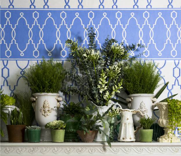 textiles and modern wallpaper pattern