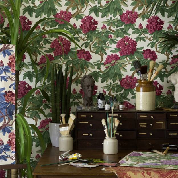 textiles and modern wallpaper pattern