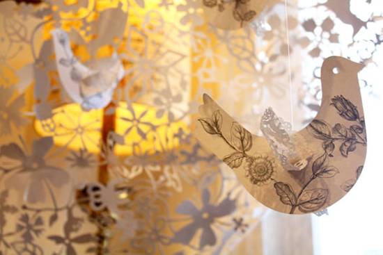 paper craft ideas for interior decorating, recycled crafts