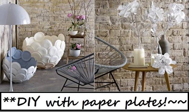 paper craft ideas for interior decorating, recycled crafts