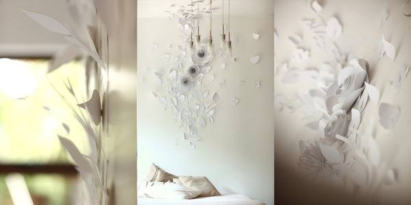 paper craft ideas for interior decorating, recycled crafts