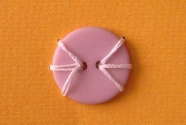 home decorating with buttons and decorative stitches