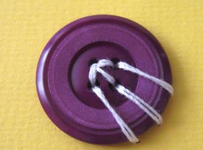 home decorating with buttons and decorative stitches