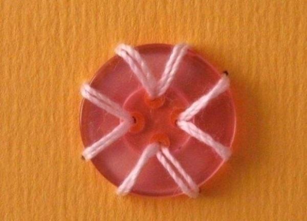 home decorating with buttons and decorative stitches