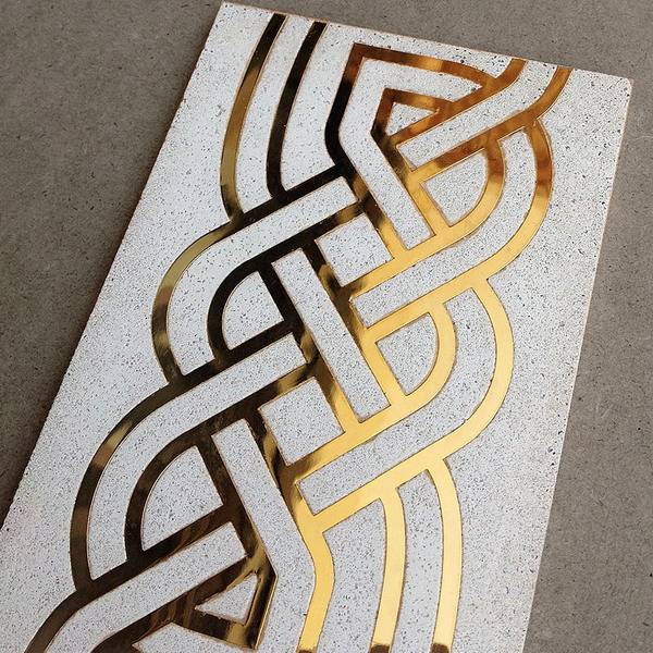 modern interior decorating materials, concrete metal tile designs