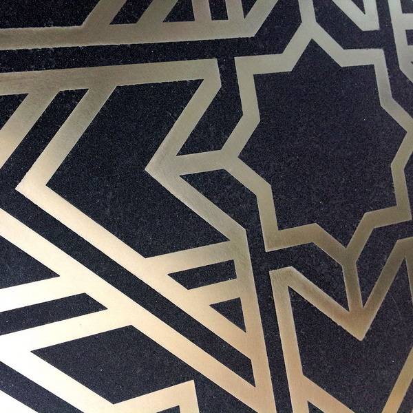 modern interior decorating materials, concrete metal tile designs