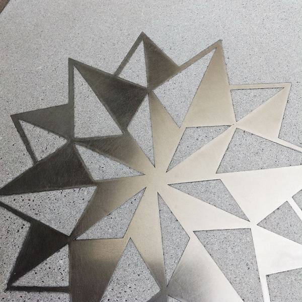 modern interior decorating materials, concrete metal tile designs