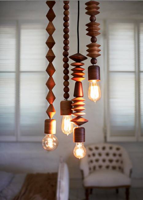 35 Ideas for Interior Decorating with Wooden Beads and 