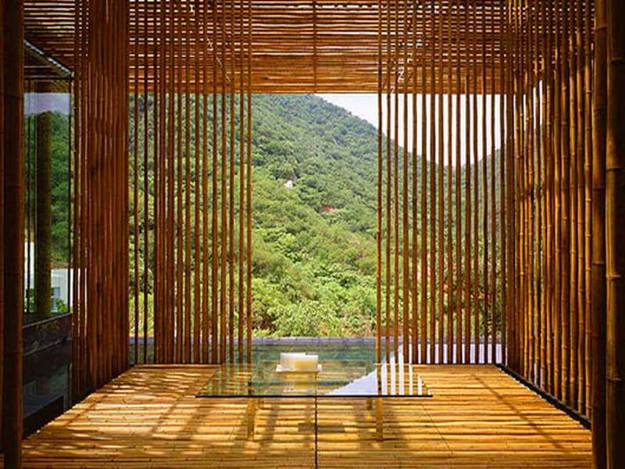 Asian décor and modern interior decoration in Japanese style