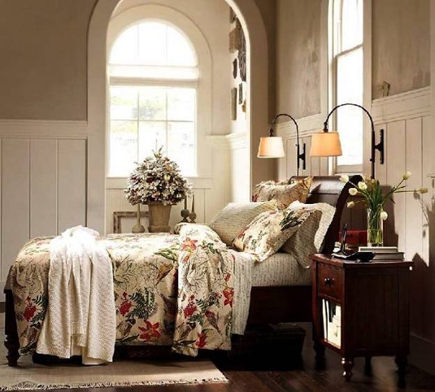 colonial decorating interior homes modern bedroom wood inspired bed dark