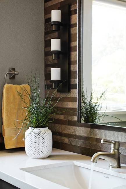 interior decoration with neutral colors and bright accents