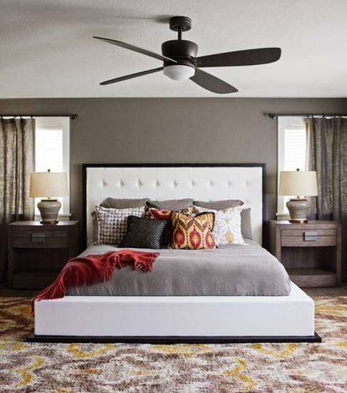 interior decoration with neutral colors and bright accents