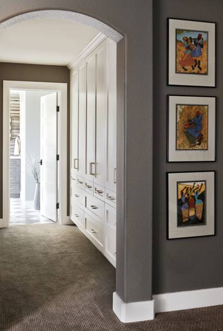 interior decoration with neutral colors and bright accents