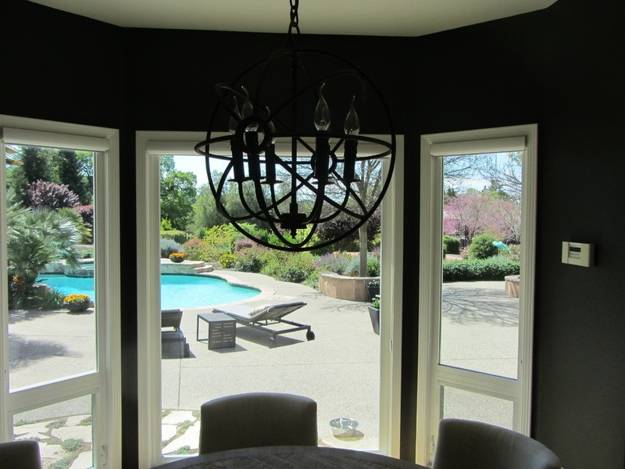 interior decoration with neutral colors and bright accents