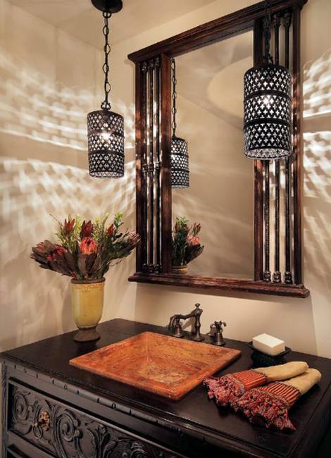 Moroccan Interior décor and interior colors