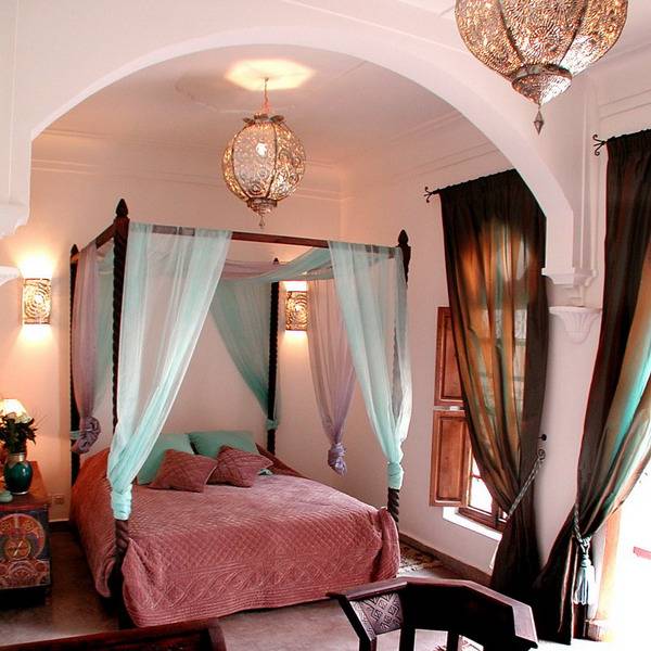 Moroccan Interior décor and interior colors