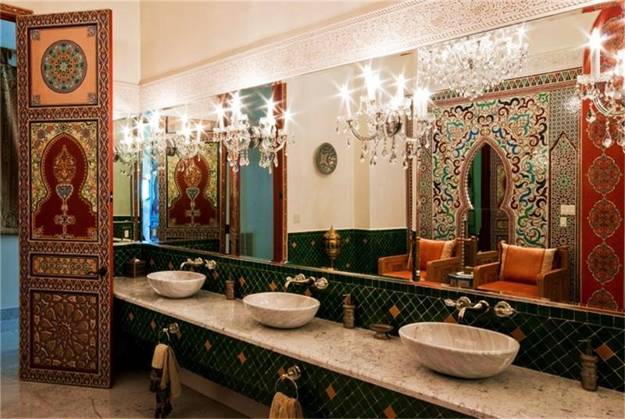  Moroccan interior decor and Space colors 