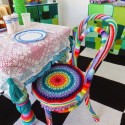 colorful crochet designs for home decorating