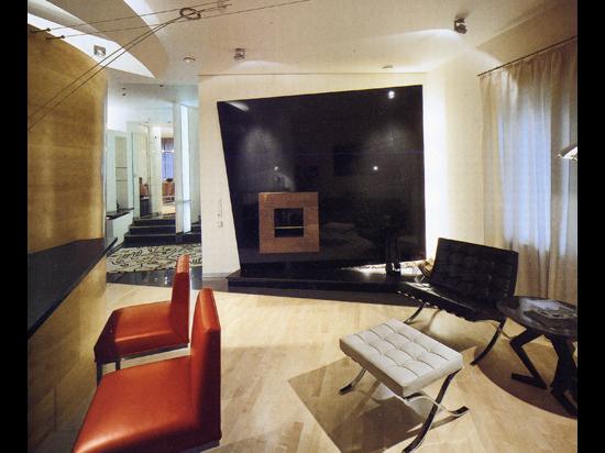 geometric decoration patterns in modern interior decoration