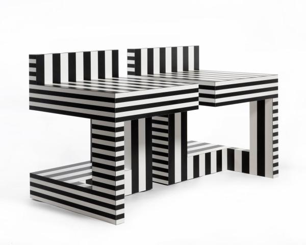geometric decoration patterns in modern interior decoration