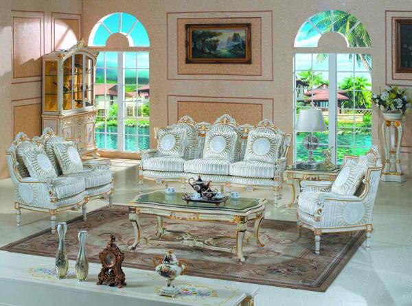 Italian furniture for modern living room designs in vintage style