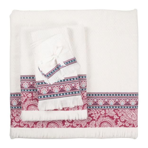 Textiles in Marsala wine color for spring decorating