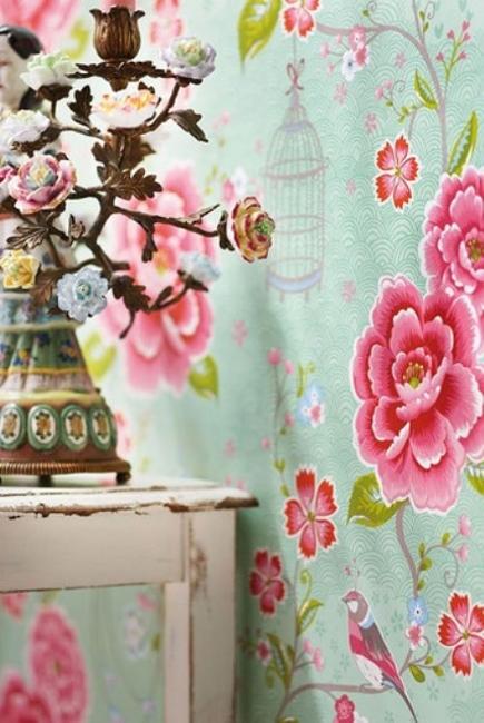 Spring Decorating with flowers, floral prints and floral designs