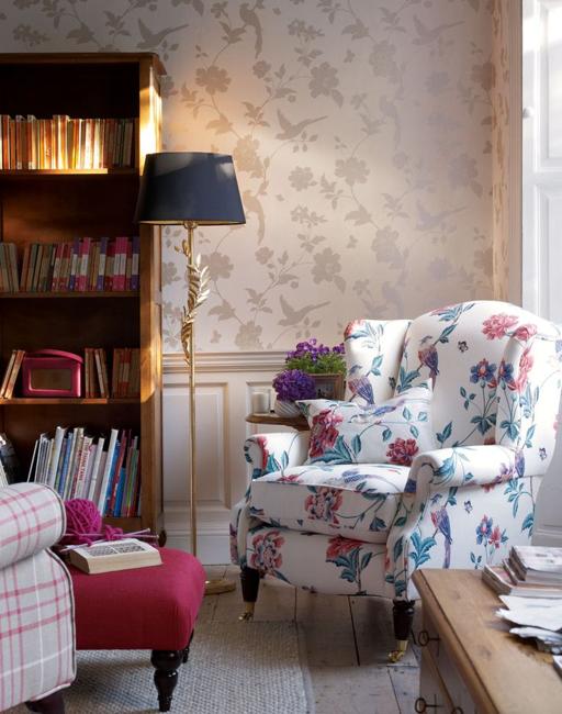 Spring Decorating with flowers, floral prints and floral designs