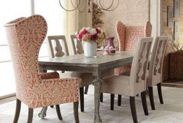 Dining decoration in vintage style