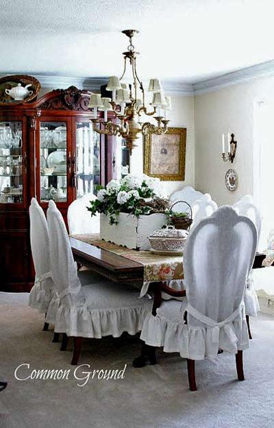 Dining decoration in vintage style