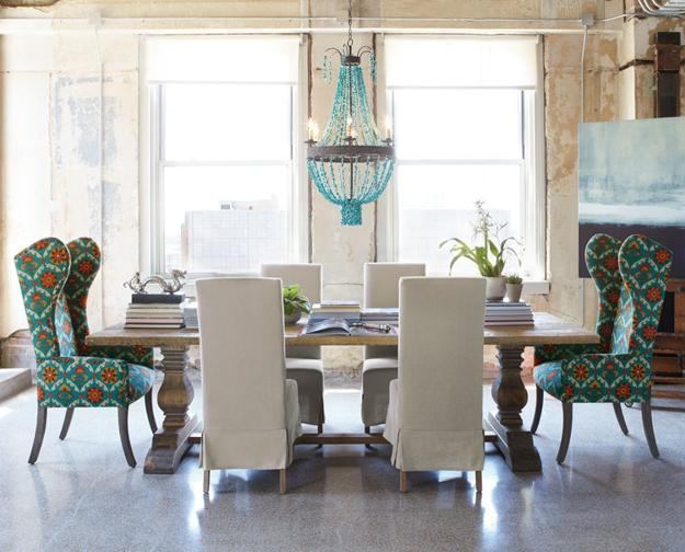 Dining decoration in vintage style