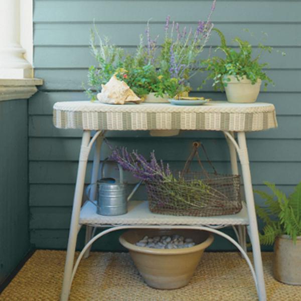 vintage furniture decoration with color