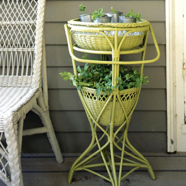 vintage furniture decoration with color