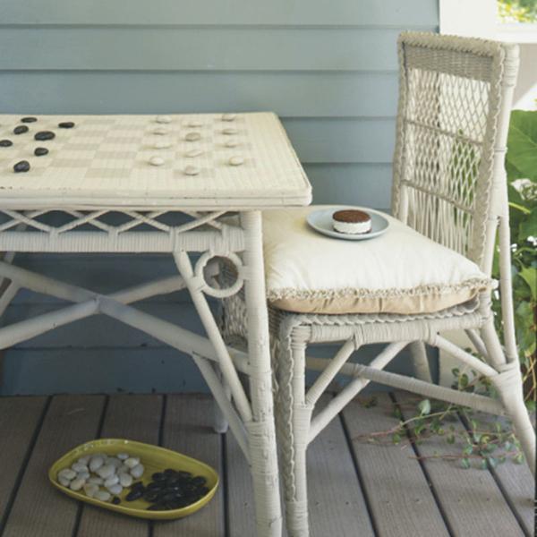 vintage furniture decoration with color