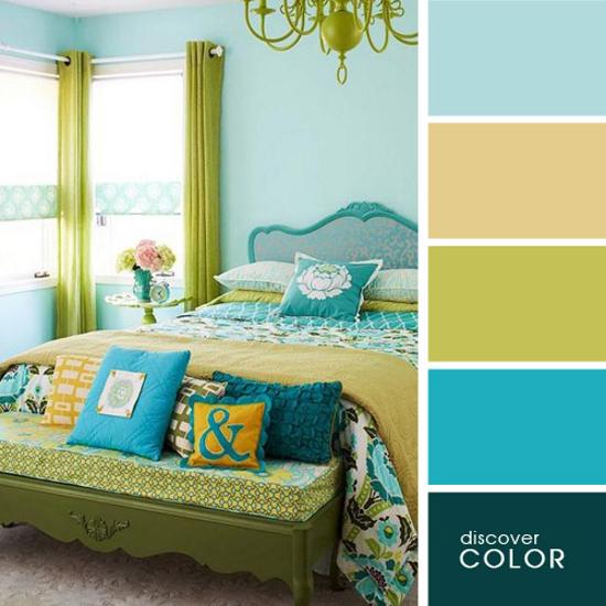 turquoise colors and interior decorating color schemes