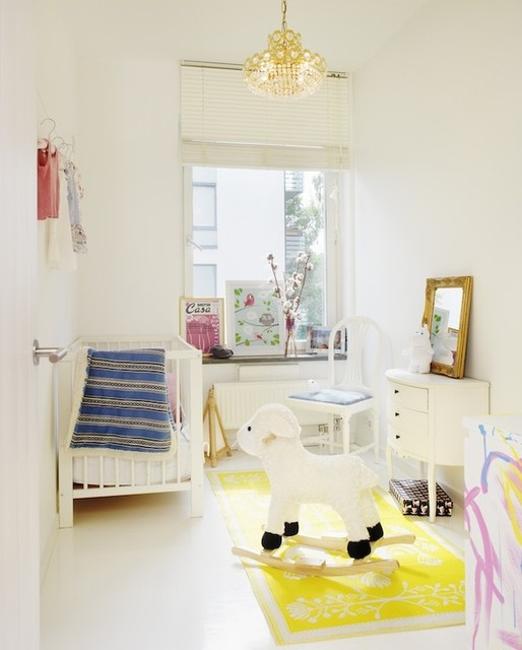 white paint colors and fabrics for kids bedroom decorating and Baby Room Design