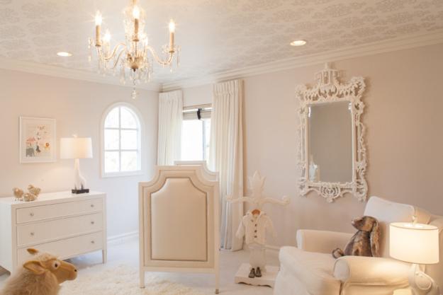 white paint colors and fabrics for kids bedroom decorating and Baby Room Design