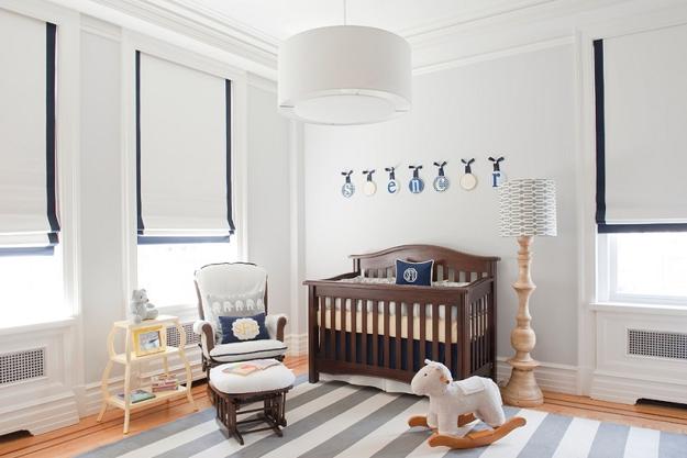 white paint colors and fabrics for kids bedroom decorating and Baby Room Design