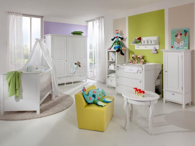 white paint colors and fabrics for kids bedroom decorating and Baby Room Design