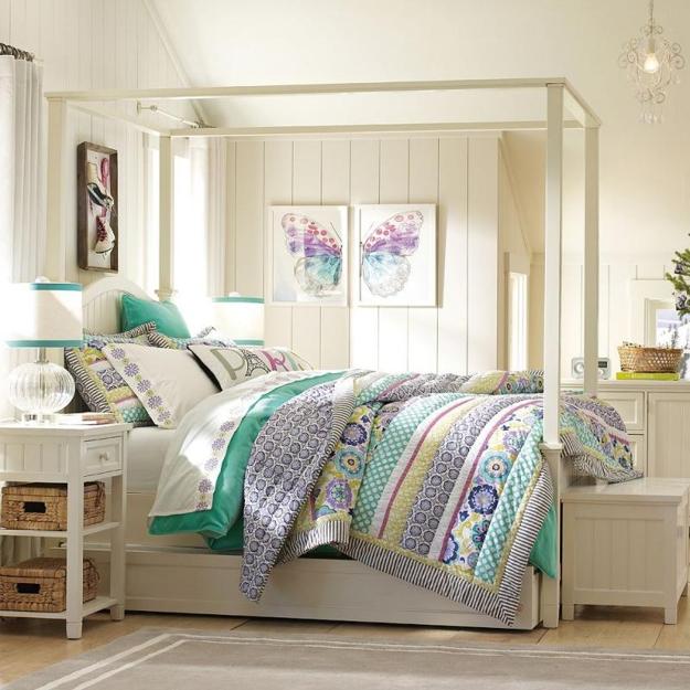 white paint colors and fabrics for kids bedroom decorating and Baby Room Design