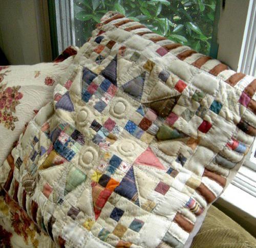 room furniture and home accessories with colorful patchwork fabrics made