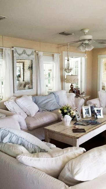 Shabby Chic Interiors, living room designs