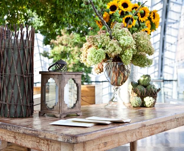 Sunflower Flower Arrangement and table decorations