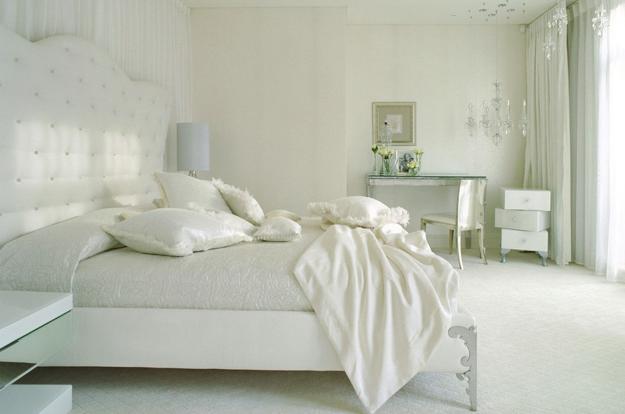 modern bedroom decor ideas in white colors