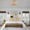 bedroom designs with paintings and prints as modern wall decorations