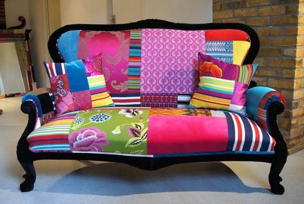  patchwork decorative fabrics and designs in patchwork style for the modern interior design 