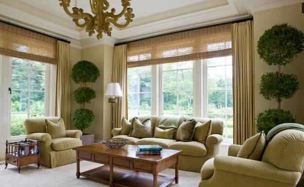 interior decoration with topiary designs
