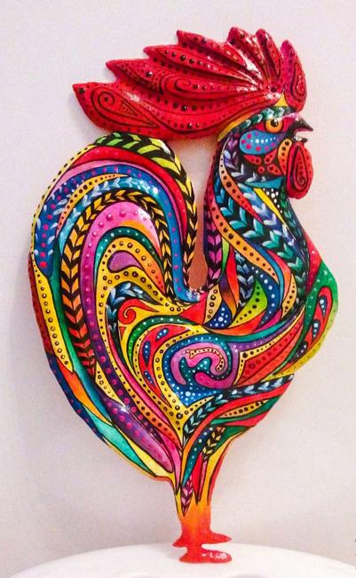 Needle leaf java fern 1/2 serve Wood Crafts Ideas, Charming Roosters to Jazz up Room Decor